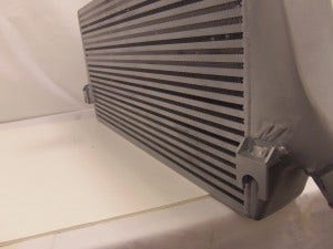 Mishimoto prototype intercooler, rear view