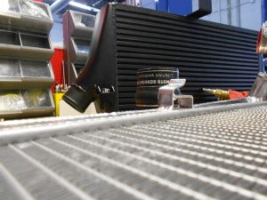 Mishimoto prototype intercooler with alternate fin