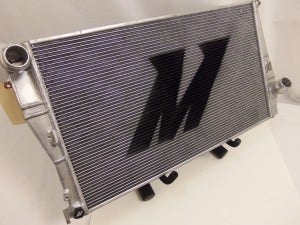 Mishimoto E90 radiator prototype 2