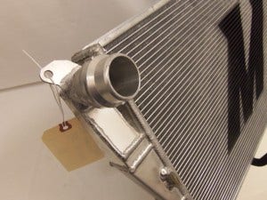 Mishimoto E90 radiator prototype 2:  inlet 