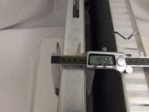 Mishimoto E90 radiator prototype 2: core thickness