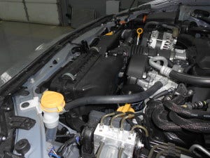 FR-S stock engine bay