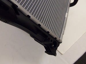 Stock E90 radiator transmission cooler 