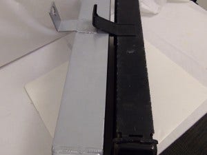 Mishimoto prototype intercooler vs. stock intercooler thickness