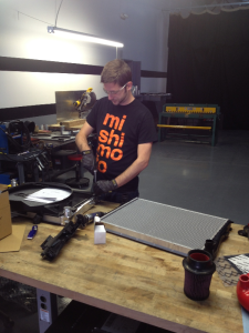 Mishimoto E46 M3 radiator test fitting