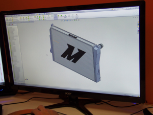 Mishimoto E46 M3 Radiator Rendering