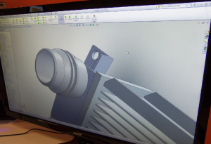 Mishimoto E46 M3 radiator rendering