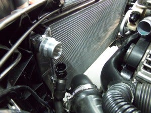 Mishimoto radiator installed 