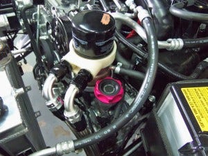 Installed prototype of oil sandwich plate