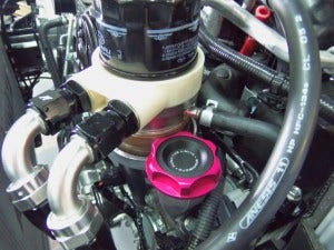Installed prototype of oil sandwich plate
