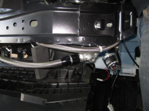 Temperature/pressure sensors installed