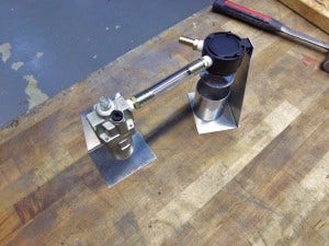 Catch can test-rig assembly