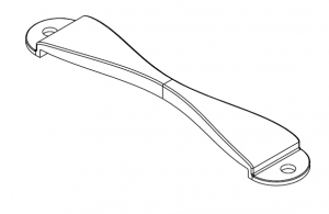 Mishimoto Subaru battery tie-down drawing