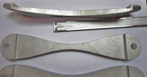 Mishimoto Subaru battery tie-down prototypes