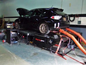 Mishimoto GR STI on the dyno