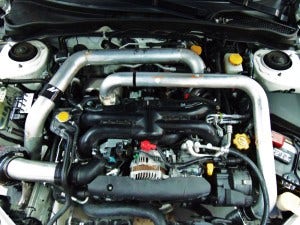 GD WRX intercooler pipe fabrication