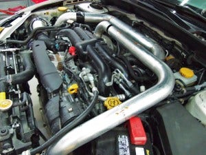 GD WRX intercooler pipe fabrication