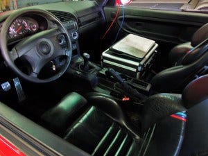Data collection equipment in E36 M3