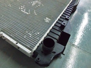 Factory 2010-2012 Dodge 6.7L Cummins radiator end tank