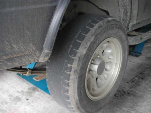 Bald tires example