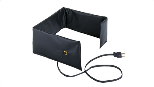 Electric battery warmer