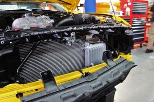 Prototype 1 mounted in grille