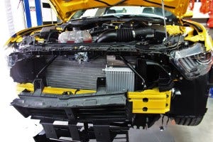 Prototype 1 mounted in grille