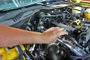Makeup air line stock hose 2.3L EcoBoost