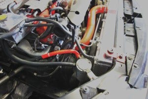 PCV catch can bracket prototype