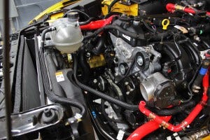 Intake removed