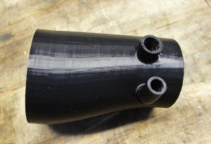 3D-printed prototype inlet tube 