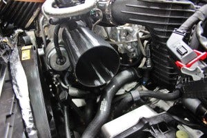 Prototype inlet tube, test fit