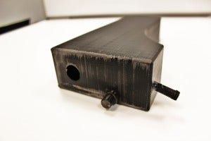 3D-printed Mishimoto expansion tank prototype