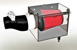 Mishimoto CLA45 intake 3D model 