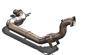 Mishimoto downpipe 3D model 