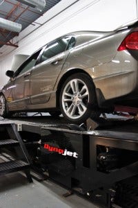 Civic Si on dyno