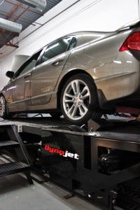 Civic Si on dyno 