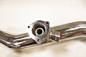 Mishimoto hot-side intercooler pipe with BPV flange