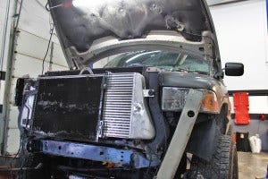 Mishimoto intercooler installation