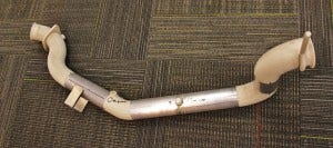 Mock-up of downpipe prototype