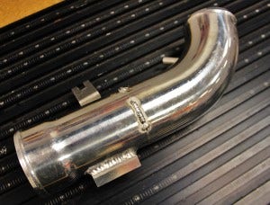 Fabricated intake pipe prototype 