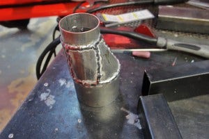 Inlet tube testing prototype