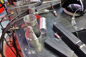 Inlet tube fabrication 