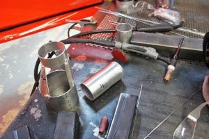 Inlet tube fabrication