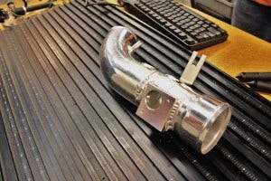 Fabricated intake pipe prototype