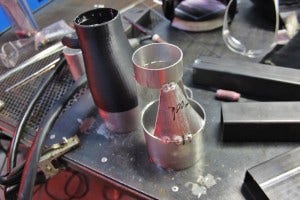 Inlet tube fabrication