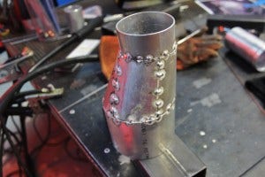 Inlet tube fabrication