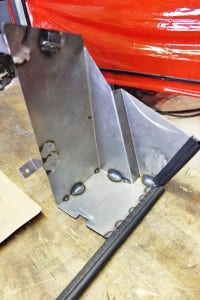 Intake heat shield prototype