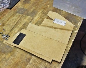 Intake heat shield prototype