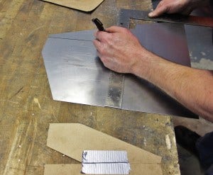 Intake heat shield prototype